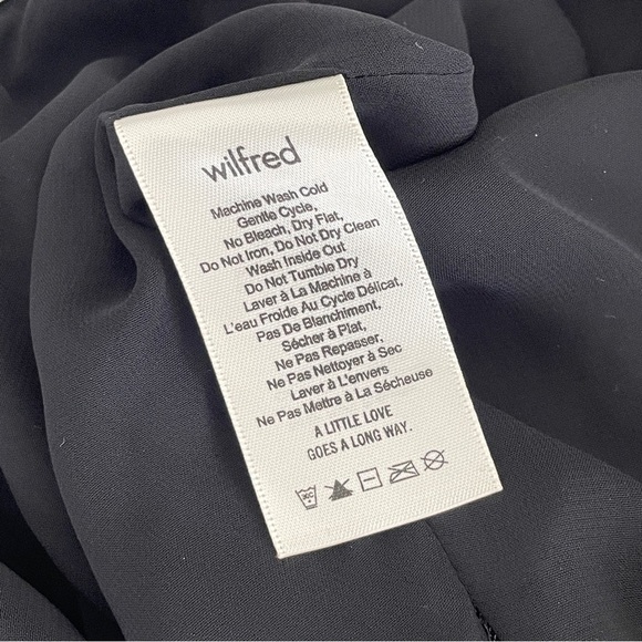 ARITZIA Wilfred Bethune Silver Metallic Pleated Skirt NWT - Picture 6 of 9